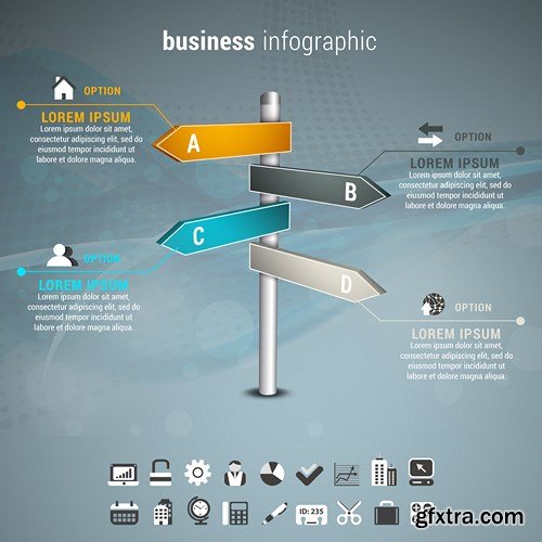 Corporate & Business Infographics Templates - 24xEPS