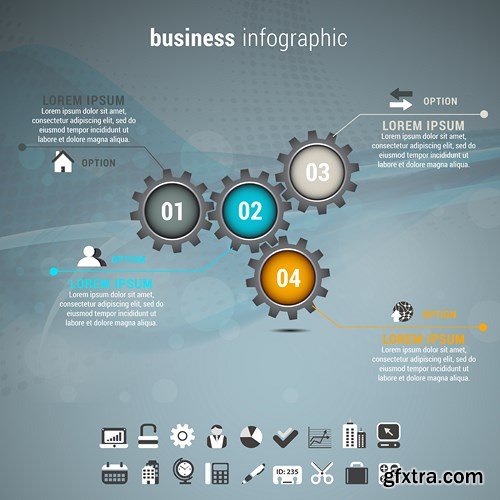 Corporate & Business Infographics Templates - 24xEPS