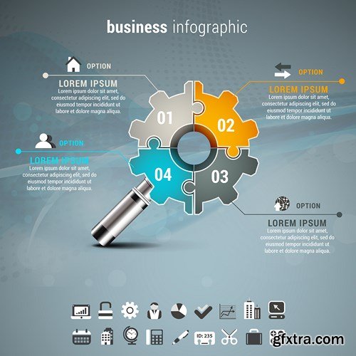 Corporate & Business Infographics Templates - 24xEPS