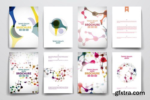 Design Flyer & Corporate Brochures 18 - 25xEPS