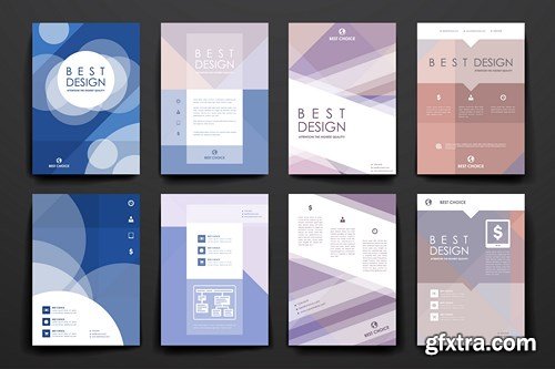 Design Flyer & Corporate Brochures 18 - 25xEPS