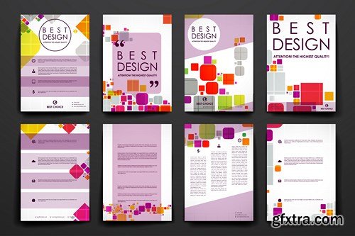 Design Flyer & Corporate Brochures 18 - 25xEPS