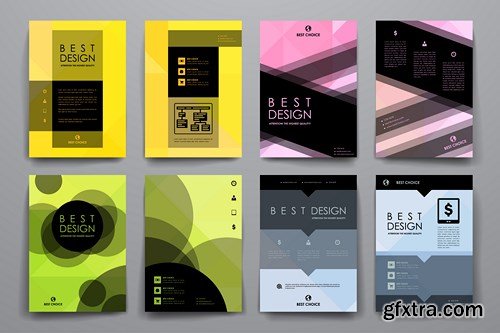 Design Flyer & Corporate Brochures 18 - 25xEPS