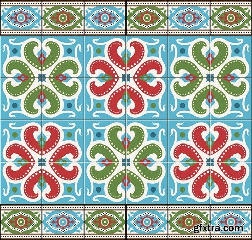 Moroccan & Portuguese Patterns - 25xEPS