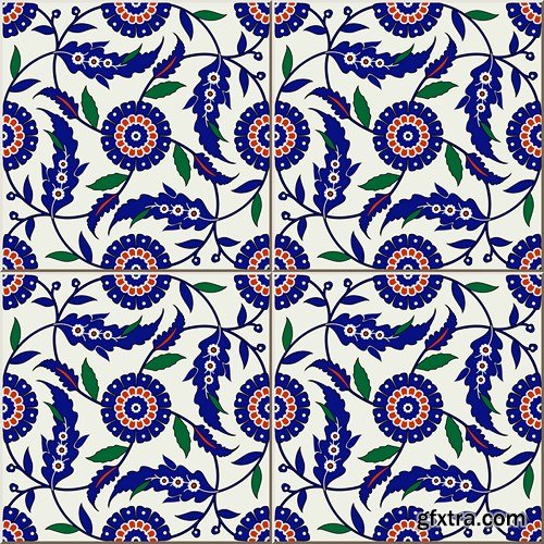 Moroccan & Portuguese Patterns - 25xEPS