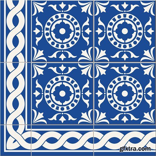 Moroccan & Portuguese Patterns - 25xEPS