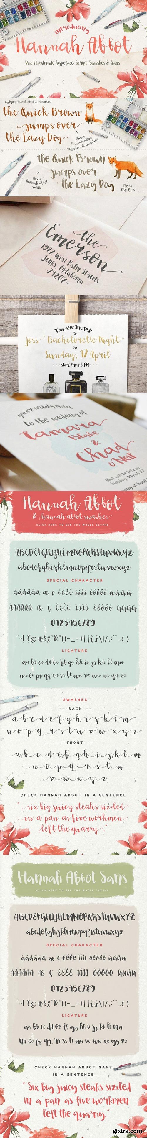 CM - Hannah Abbot Script Fonts 582216