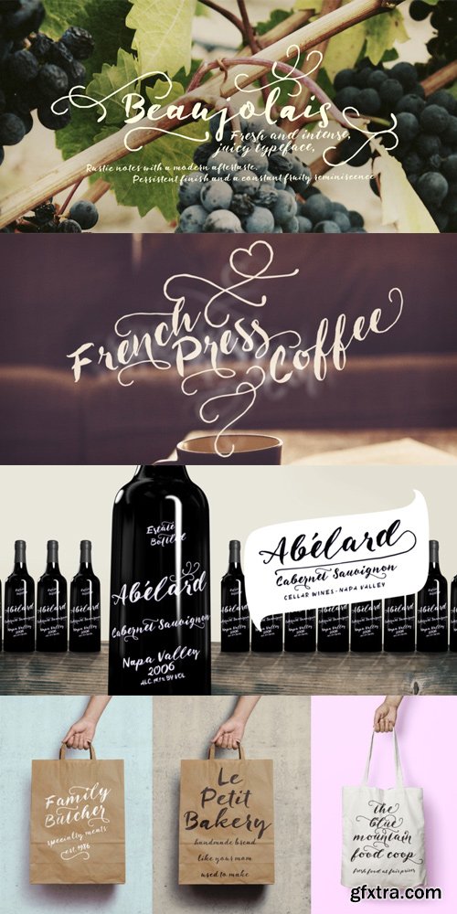 Beaujolais Font Family $39