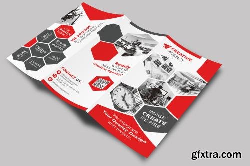 CreativeMarket Corporate Trifold Brochure 583144