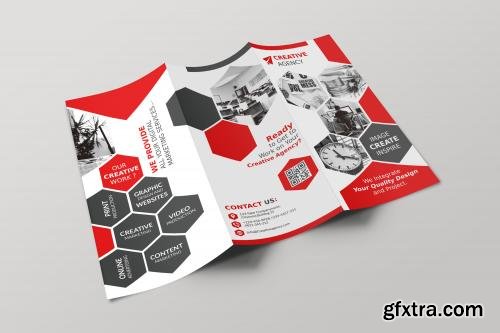 CreativeMarket Corporate Trifold Brochure 583144