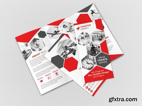 CreativeMarket Corporate Trifold Brochure 583144