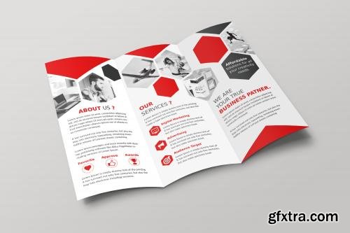 CreativeMarket Corporate Trifold Brochure 583144