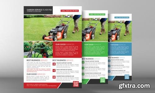 CreativeMarket Garden Services Flyer Template 582361