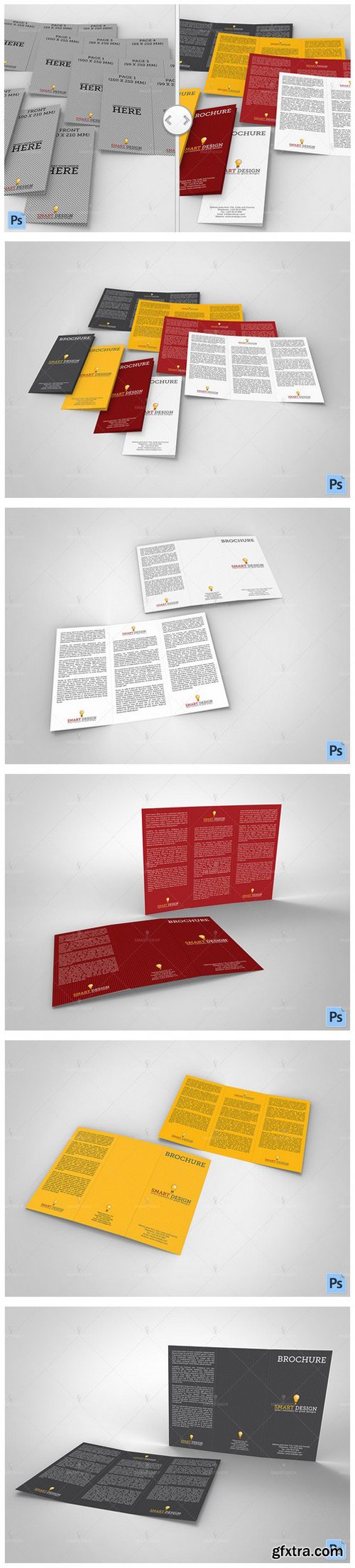 CM - Brochure Trifold Mockup 580182