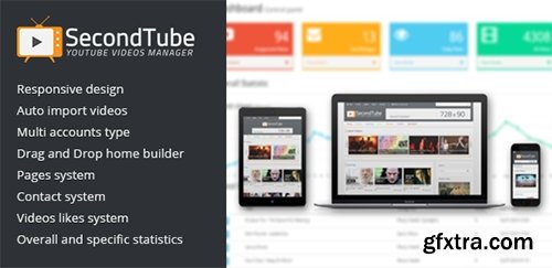 CodeCanyon - SecondTube v1.0.0 - YouTube Videos Manager - 14081127