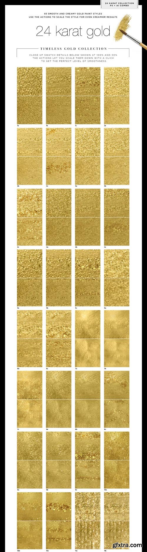 CM 292075 - Gold 24K Liquid Watercolor Paint Duo