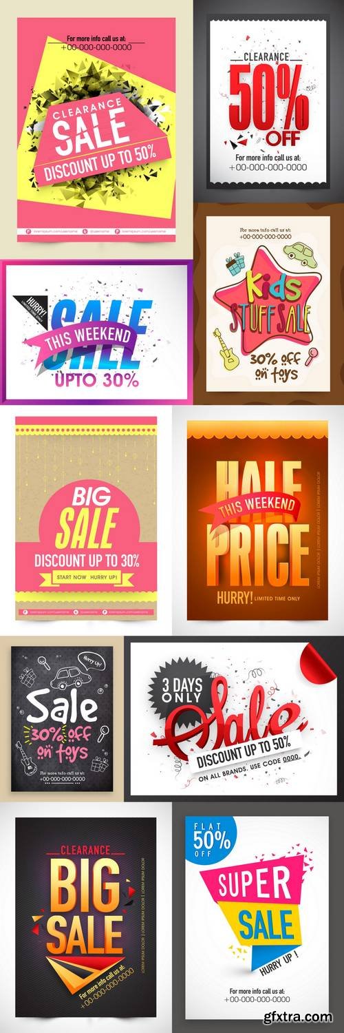 Sale Banners, Posters and Flyers 1