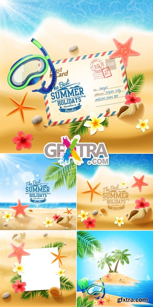 Summer 2016 Backgrounds Vector 2