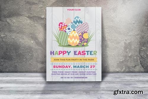 CreativeMarket Easter Party Invitation Flyer 587889