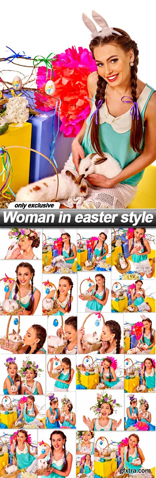 Woman in easter style - 25 UHQ JPEG