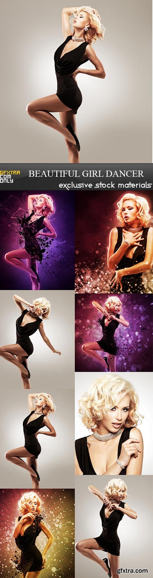 Beautiful girl dancer, 8  x  UHQ JPEG