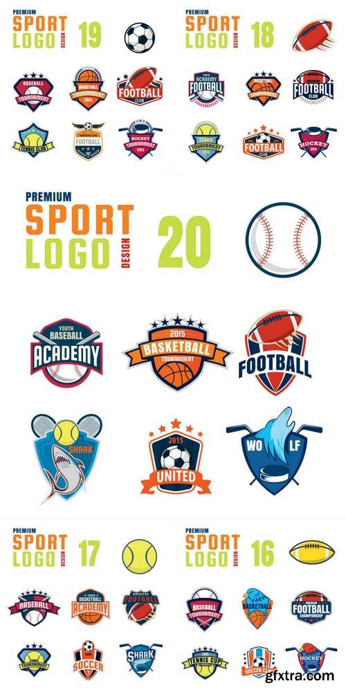 Sport Logo Design Set