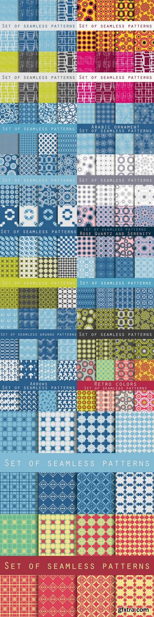 Set of Ethnic Seamless Patterns