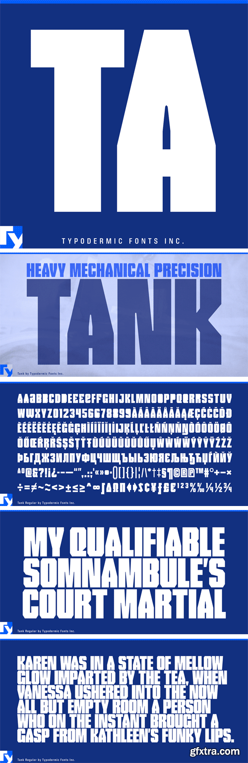 Tank Font Family