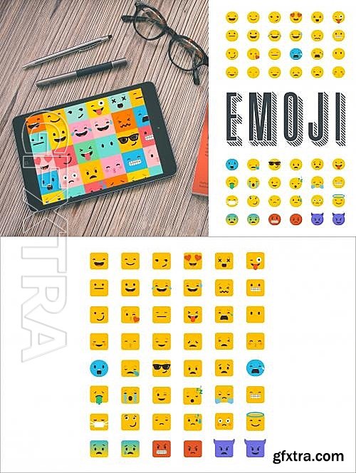 CM - Emoji emoticons bundle of icons 584479