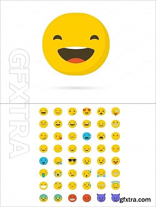 CM - Emoji emoticons bundle of icons 584479