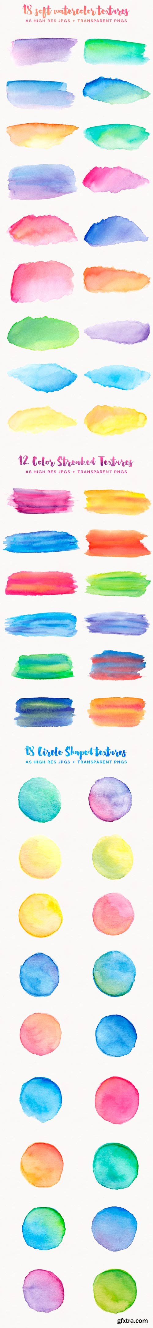 CM 318323 - Watercolor Texture Kit Vol. 2