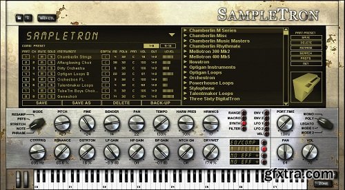 IK Multimedia SampleTron Instruments RETAIL-R2R