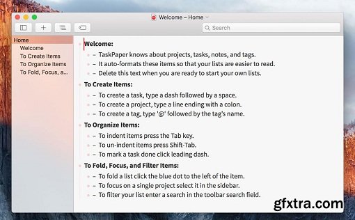 TaskPaper 3.0 (Mac OS X)