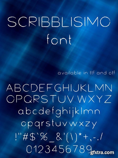 CM - Scribblisimo font 593780