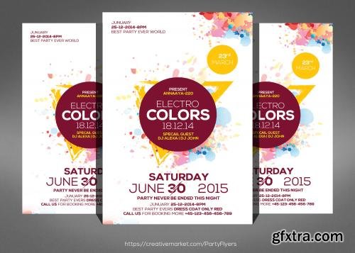 CreativeMarket Minimal Abstract Flyer Templates 581666