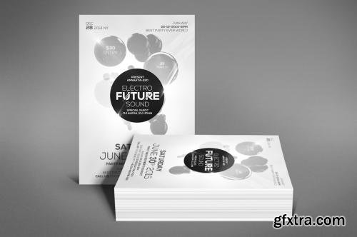 CreativeMarket Minimal Futuristic Flyer Templates 581676