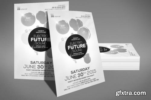 CreativeMarket Minimal Futuristic Flyer Templates 581676