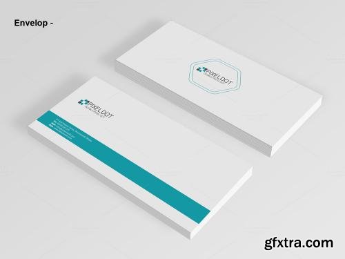 CreativeMarket Pixeldot Stationary Pack 582143