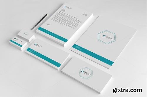 CreativeMarket Pixeldot Stationary Pack 582143