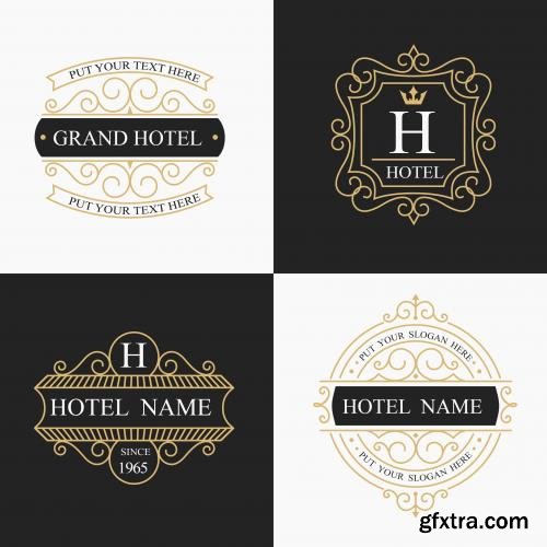 CreativeMarket Set Luxury Logos 29 in 1 582691