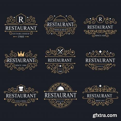 CreativeMarket Set Luxury Logos 29 in 1 582691