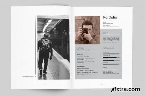 CreativeMarket InDesign Portfolio Brochure-V430 575557