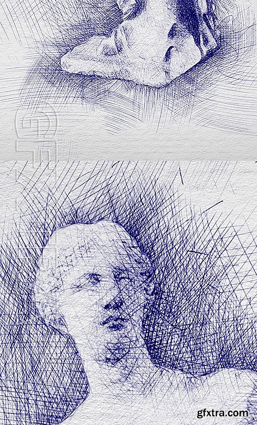 GraphicRiver - Pen Sketch Photoshop Action