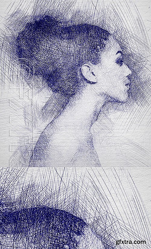 GraphicRiver - Pen Sketch Photoshop Action