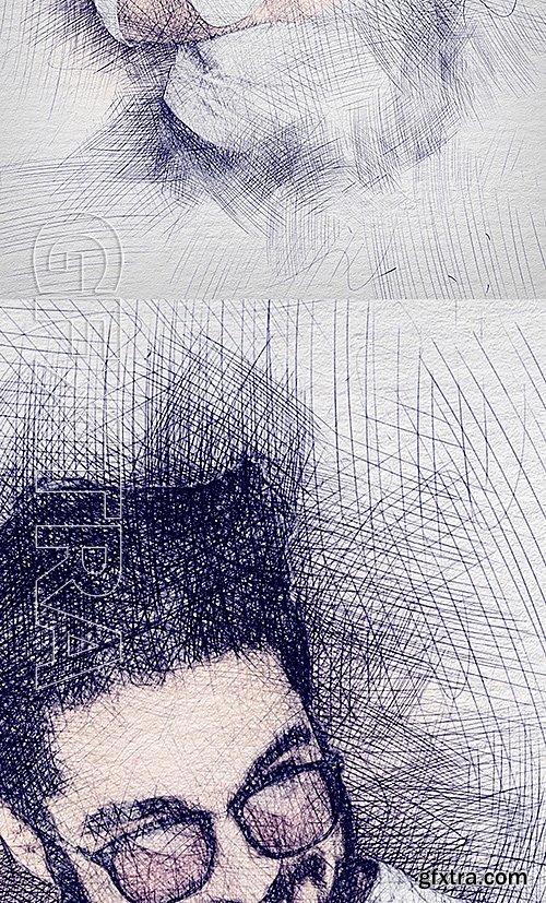 GraphicRiver - Pen Sketch Photoshop Action