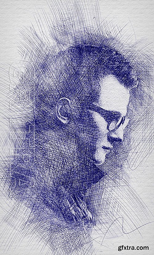 GraphicRiver - Pen Sketch Photoshop Action