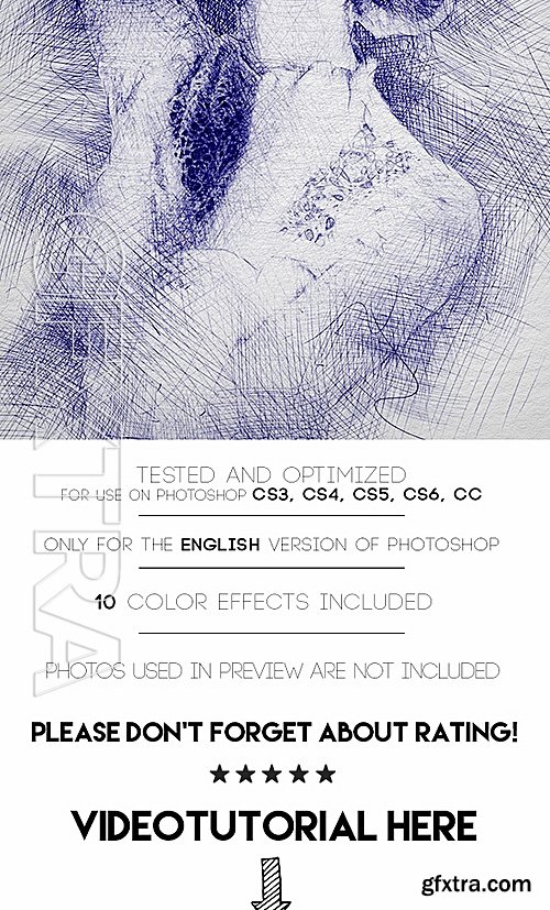 GraphicRiver - Pen Sketch Photoshop Action