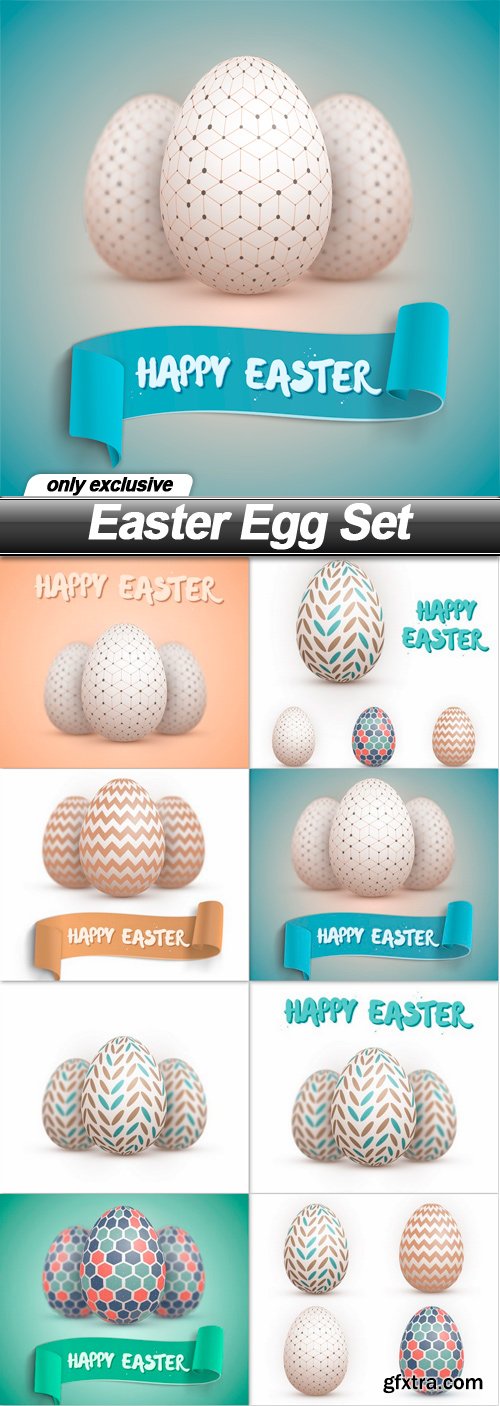 Easter Egg Set - 8 EPS