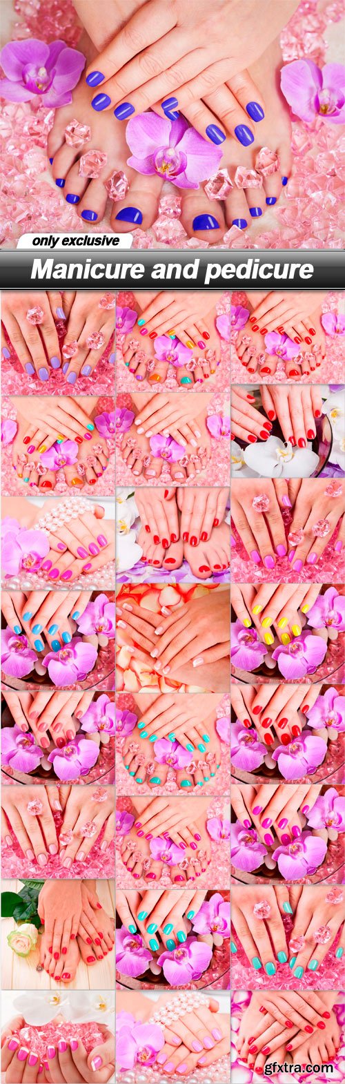 Manicure and pedicure - 25 UHQ JPEG