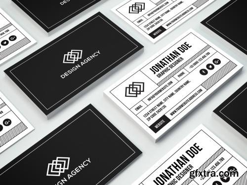 CreativeMarket Modern Studio Business card #20 587890